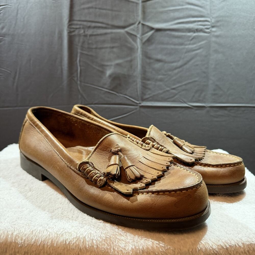 G.H. Bass Tassel Loafers Leather Men’s 7